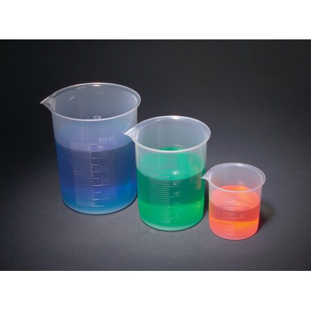 United Scientific Beakers, Griffin Style, Polypropyle, PK 6 BP0250